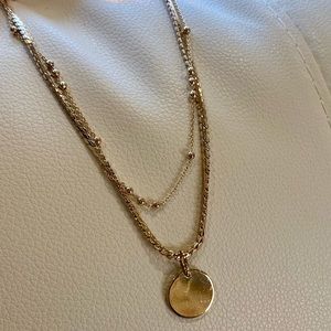 Aritzia Gold Layered Necklace